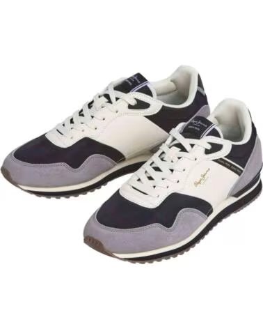 PEPE JEANS Zapatillas Pms400014-Black en gris para hombre NEGRO-GRIS-BLANCO