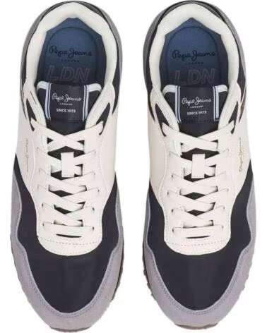 PEPE JEANS Zapatillas Pms400014-Black en gris para hombre NEGRO-GRIS-BLANCO