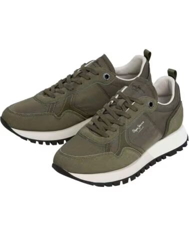 PEPE JEANS SNEAKERS PMS400001-KHAKI DA UOMO VERDE KHAKI