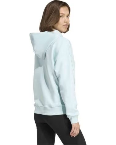 ADIDAS SWEATSHIRT COM CAPUZ JV7312 PARA MULHER AZUL HALMIN-WHITE