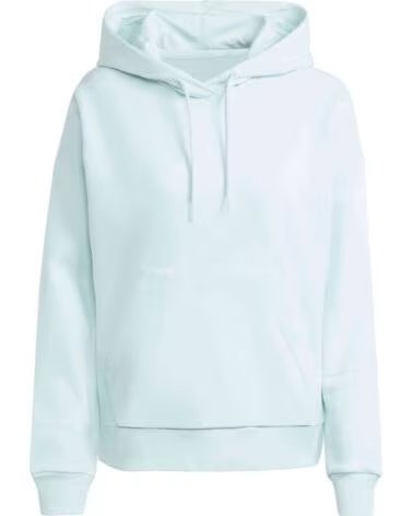 ADIDAS SWEATSHIRT COM CAPUZ JV7312 PARA MULHER AZUL HALMIN-WHITE