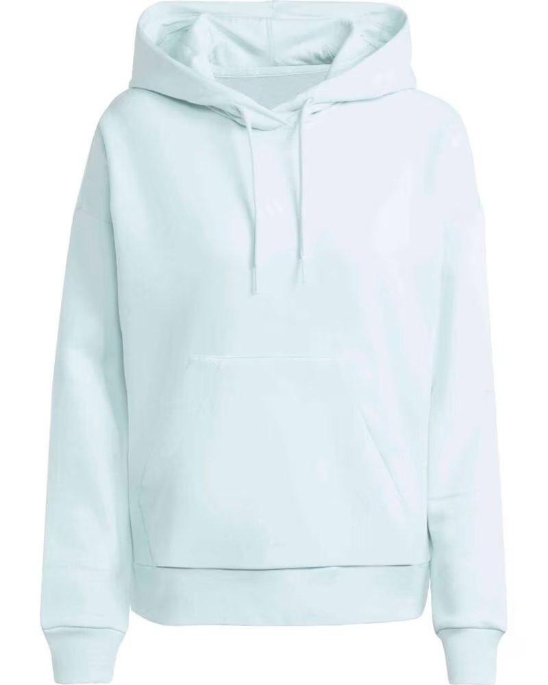 ADIDAS SWEATSHIRT COM CAPUZ JV7312 PARA MULHER AZUL HALMIN-WHITE