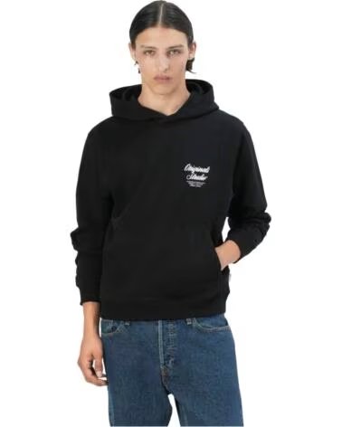 JACK AND JONES SWEAT À CAPUCHE 12283054-NEG BLACK