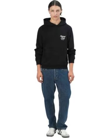 JACK AND JONES SWEAT À CAPUCHE 12283054-NEG BLACK
