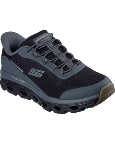 SKECHERS SLIP-INS GLIDE-STEP 237812-BKCC NOIR-CHARCOAL BLACK-CHARCOAL