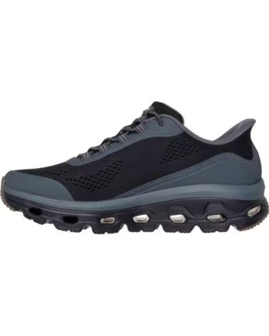 SKECHERS SLIP-INS GLIDE-STEP 237812-BKCC NOIR-CHARCOAL BLACK-CHARCOAL