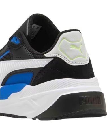 PUMA SCARPE 401490-08 UNISEX BAMBINI NERO BIANCO BLACK-PUMA WHITE-FIZZY LIGHT