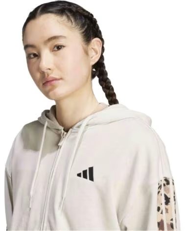 ADIDAS SWEATSHIRT COM CAPUZ JM1860 BEGE MULHER WONALU-MULTCO