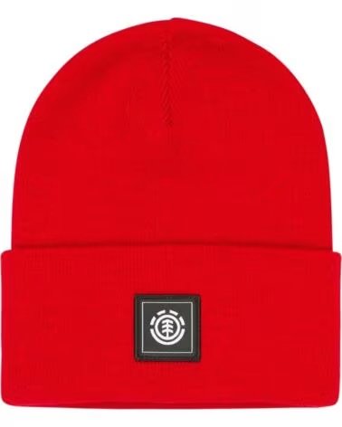 ELEMENT Gorro Elyha00232-Rra0 en rojo para unisex ROSEWOOD - SOLID