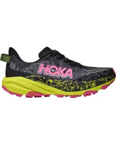HOKA Zapatillas De Trekking 1147811-Bnn en negro para mujer BLACK-NEON HOKA