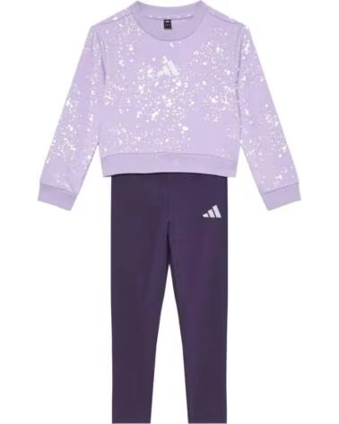 ADIDAS FATO DE TREINO COMPLETO JW2421 ROXO MENINAS POWPLU-SILVMT