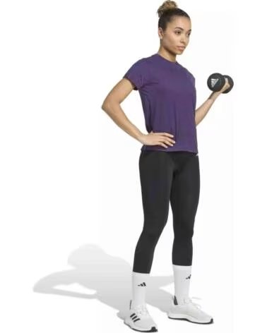 ADIDAS Camiseta De Manga Corta Jy4573 en morado para mujer AURPLU-BLACK
