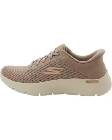 SKECHERS Zapatillas 125516-Tpe en beige para mujer TAUPE TEXTILE-TRIM
