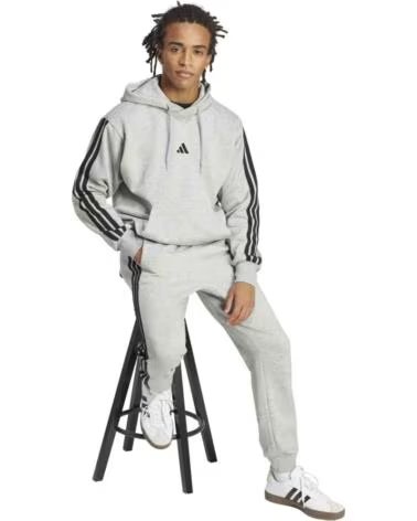 ADIDAS KAPUZENPULLOVER JE6302 MGREYH-BLACK