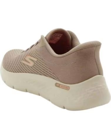 SKECHERS Zapatillas 125516-Tpe en beige para mujer TAUPE TEXTILE-TRIM