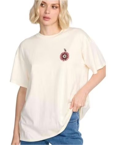 VOLCOM MAGLIETTA MANICA CORTA B3532504-BNE BEIGE DONNA BONE