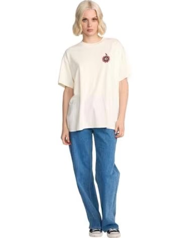 VOLCOM T-SHIRT MANCHES COURTES B3532504-BNE BEIGE FEMME BONE