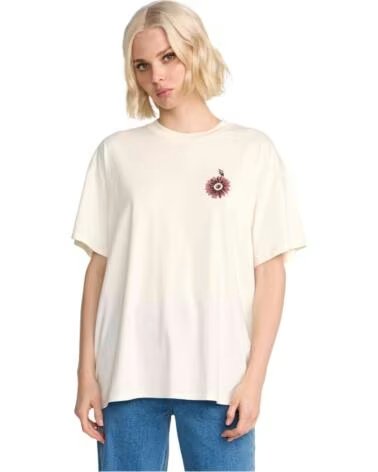 VOLCOM MAGLIETTA MANICA CORTA B3532504-BNE BEIGE DONNA BONE