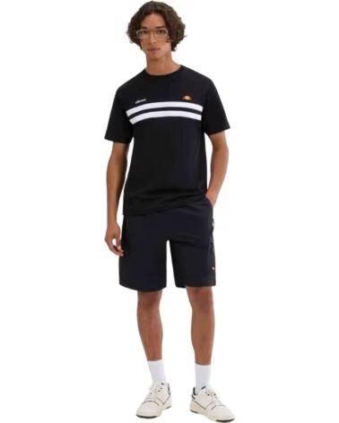 ELLESSE Camiseta De Manga Corta Shb08507-038 en negro para hombre NEGRO-BLANCO