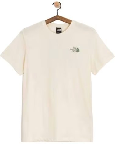 THE NORTH FACE CAMISETA MANGA CORTA NF0A87NKEBE1 BEIGE MUJER WHITE