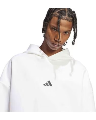 ADIDAS SWEAT À CAPUCHE JD4952 POUR HOMME BLANC BLANCO