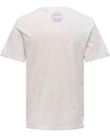 ONLY SONS KURZARM-T-SHIRT 22026420 CLOUD DANCER FÜR HERREN