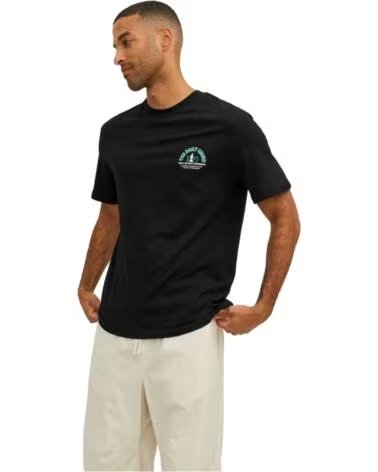 JACK AND JONES KURZARM T-SHIRT 12244559 BLACK