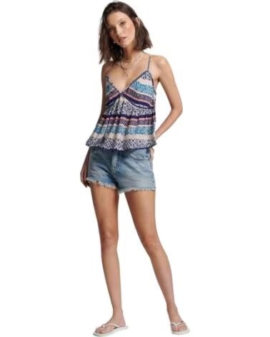 SUPERDRY Top W6011552A-39E en azul para mujer BLUE