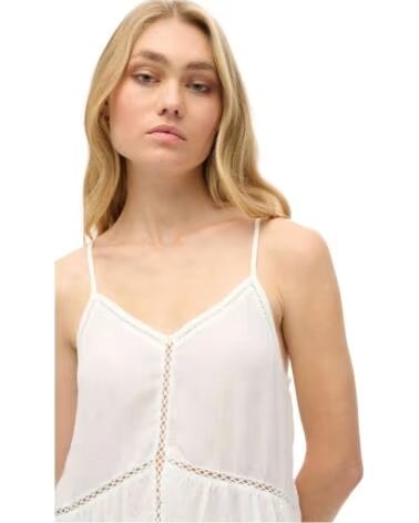 SUPERDRY Top W6011647A-71D en blanco para mujer OFF WHITE