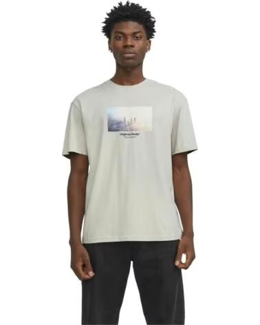 JACK AND JONES KURZARMSHIRT JACKJONES 12250421 MOONBEAN HERREN