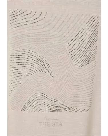 STREET ONE MAGLIETTA MANICA CORTA 321170 FEMININE STONE ARTWORK SAND