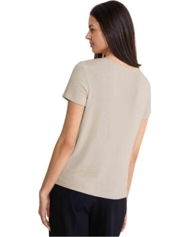 STREET ONE MAGLIETTA MANICA CORTA 321170 FEMININE STONE ARTWORK SAND