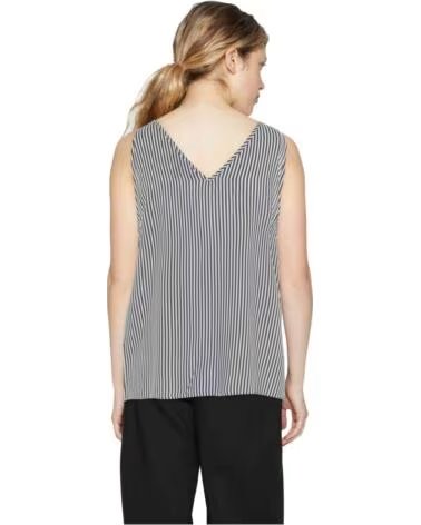 VERO MODA BLOUSE 10286474 RAYÉE SANS MANCHES SNOW WHITE