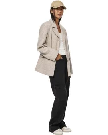 PIECES TOP 17146308 CLOUD DANCER BIANCO DONNA