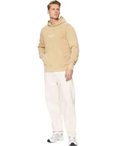 JACK AND JONES KAPUZENPULLOVER JORVESTEBRO WASH SWEAT HOOD BEIGE HERREN HUMUS