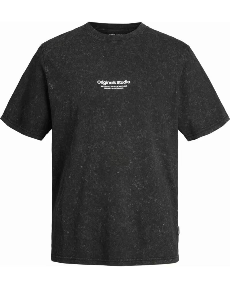 JACK AND JONES KURZARM-T-SHIRT 12256715 SCHWARZ HERREN HUMUS
