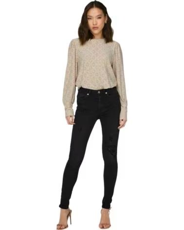 JDY BLOUSE 15320573 ROSE BROWN BEIGE FEMME
