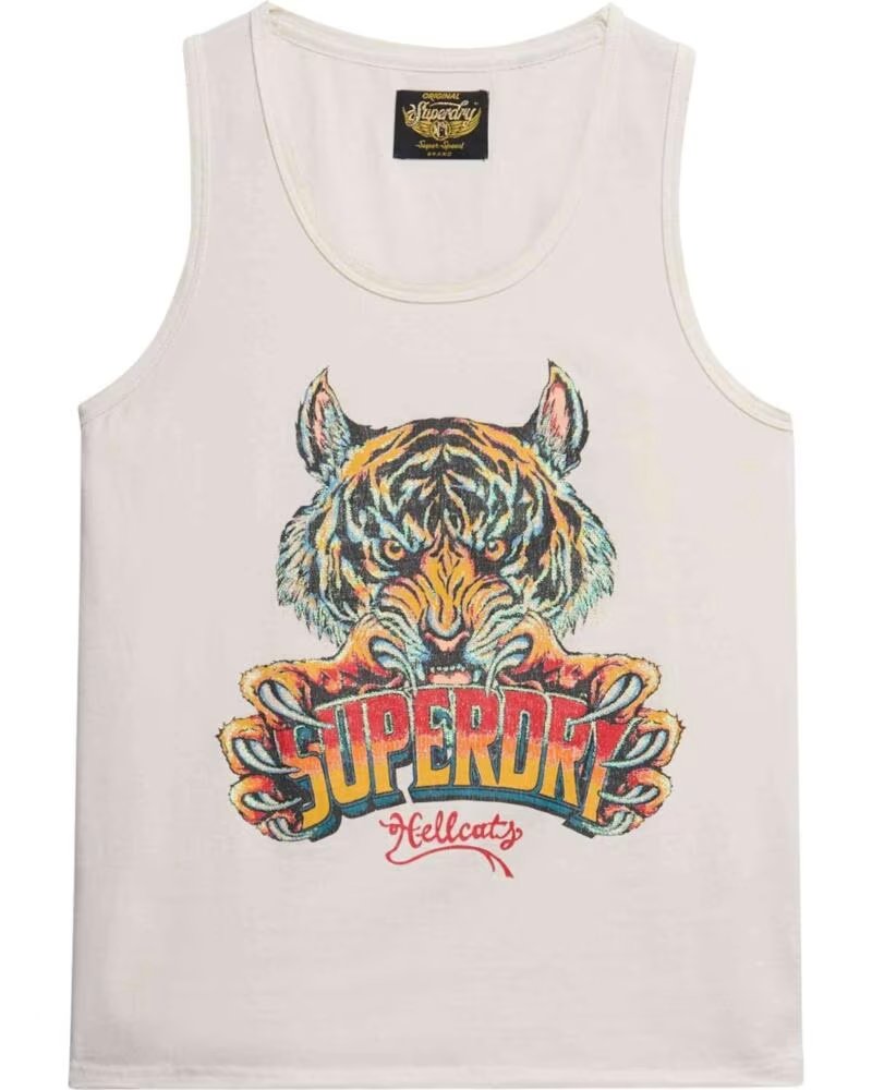 SUPERDRY Camiseta De Tirantes W6012080A-71D en blanco para mujer OFF WHITE