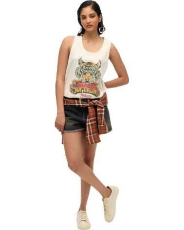 SUPERDRY Camiseta De Tirantes W6012080A-71D en blanco para mujer OFF WHITE