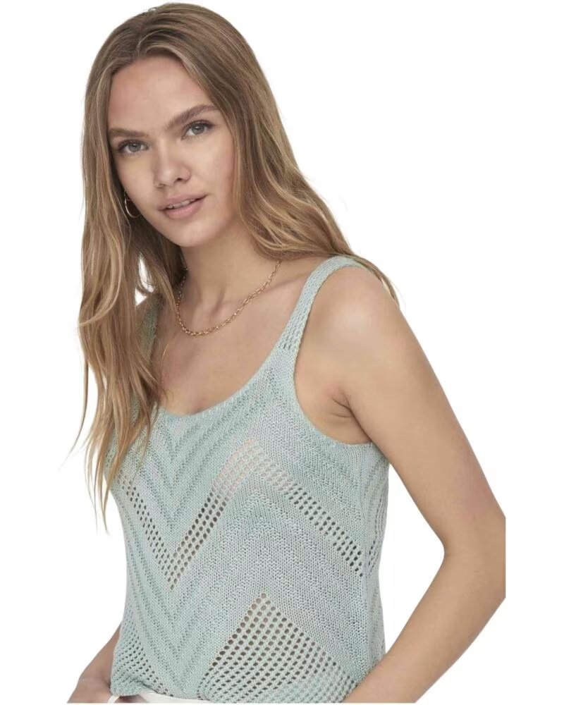 JDY Camiseta De Tirantes 15226348 en verde para mujer JADEITE