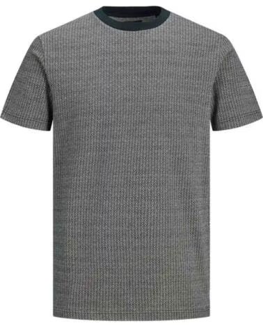 JACK AND JONES KURZARM-T-SHIRT JACKJONES 12192501 IN GRAU FÜR HERREN PEACOAT