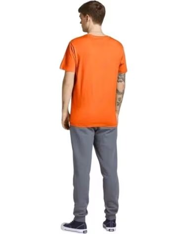 JACK AND JONES KURZARM-T-SHIRT JACKJONES 12204902 IN ORANGE FÜR HERREN