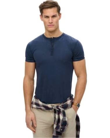 SUPERDRY T-SHIRT MANICA CORTA M6010881A-JUA BLU UOMO LAUREN