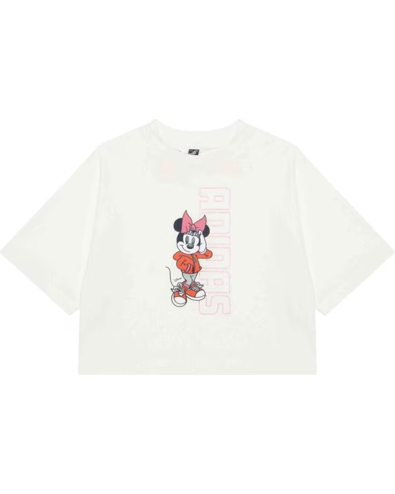 ADIDAS CAMISETA DE MANGA CURTA JL9191 EM BRANCO PARA BEBÉ CWHITE-LUCPNK