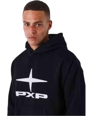 PROJECT X PARIS Sudadera Con Capucha 2522176-Bkw en negro para hombre NOIR-BLANC