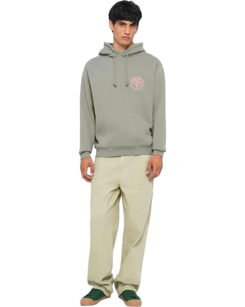 TOMMY JEANS SWEAT À CAPUCHE DM0DM22088-M1L VERT HOMME VERDE