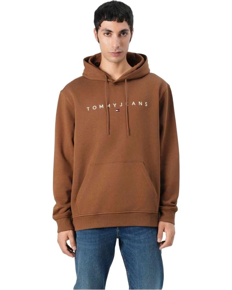 SWEAT À CAPUCHE DM0DM20746-GVP POUR HOMME MARRON MARRóN