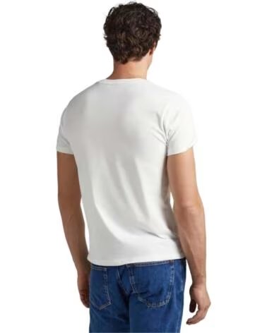 PEPE JEANS T-SHIRT MANICA CORTA PM508953-803 803OFF WHITE