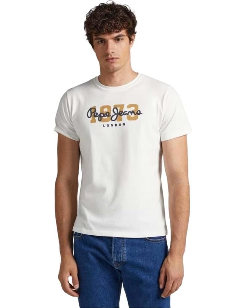 PEPE JEANS T-SHIRT MANICA CORTA PM508953-803 803OFF WHITE