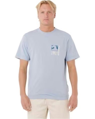 RIP CURL T-SHIRT MANICA CORTA 0TUMTE-2139 UOMO SPRAY BLUE